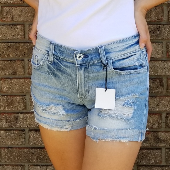 Boutique Pants - ▫️LAST▫️Summer Nights Distressed Shorts